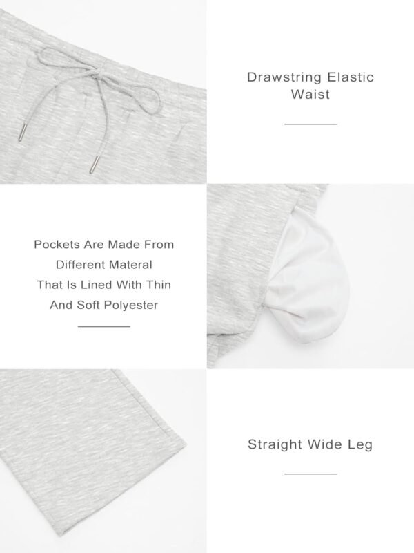 Womens Wide Leg Fleece Lined Sweatpants Winter Baggy Lounge Travel Pants Fashion Outfits 2025 Joggers Clothes